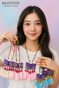 สร้อยคองานแฮนด์เมด สไตล์โบฮีเมียน