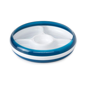 OXO Tot Divided Plate With Removable Ring (Assorted Colours)