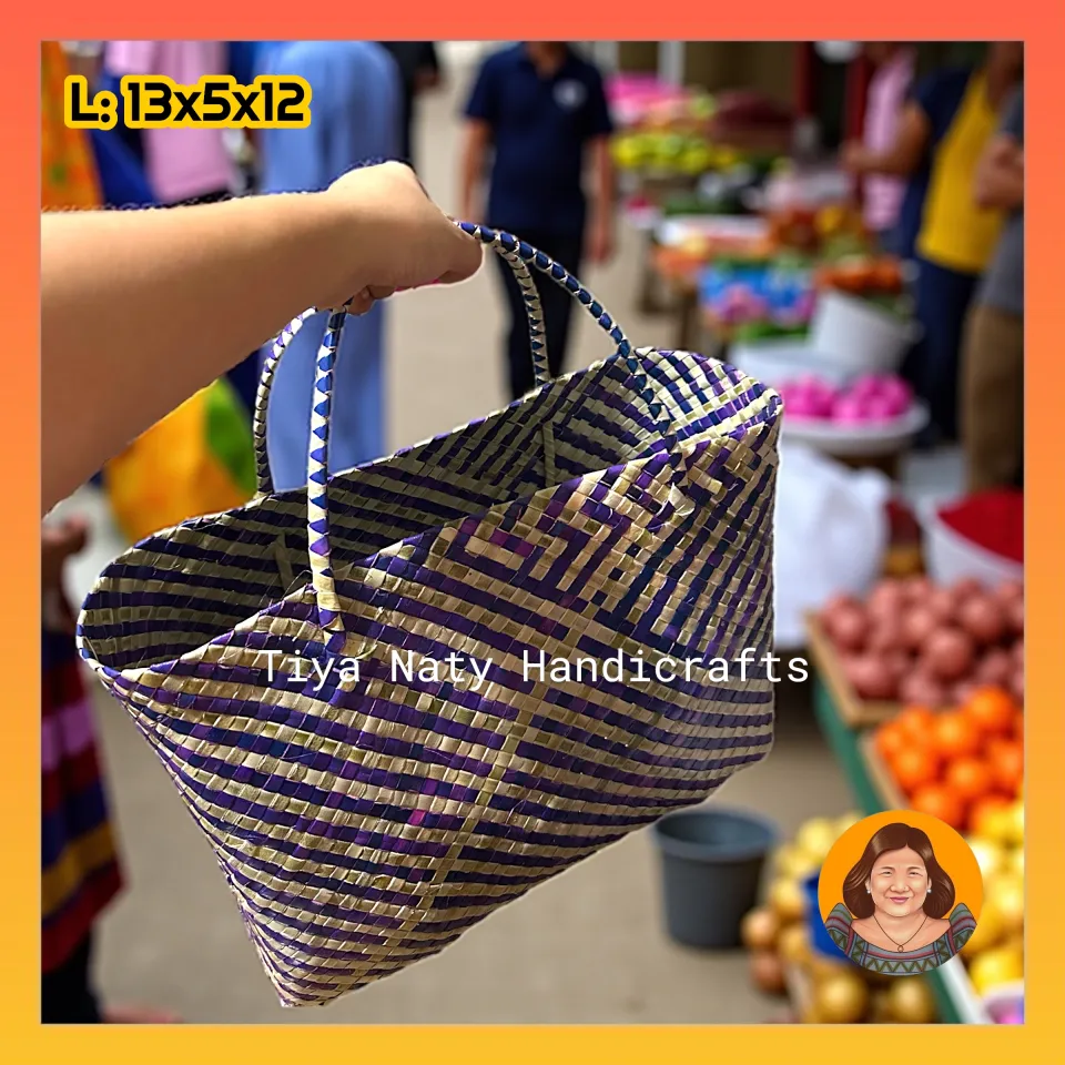 Banig At Bayong Set Of Pandan Bayong Bags