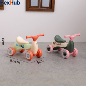 Mini Realistic Kids Balance Bike Toy for Pretend Play and Imagination Development