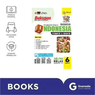 Buku Sd/Mi Kls.6 pas Bahasa Indonesia : Kur.Merdeka