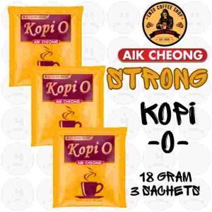Aik Cheong Kopi O - Strong - Instant Coffee Drink