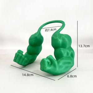 Creative Cat Muscle Arm Collar 3D Printed Cat Halloween Costume Accessories Funny Cat Suitable for Kitten