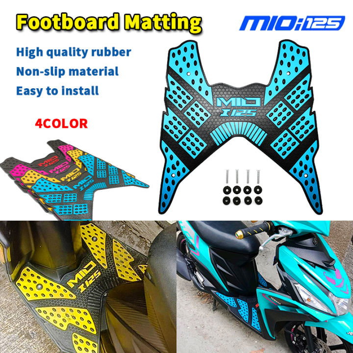 Mio i 125 & Mio i 125s Footboard Rubber Matting With Bolts for