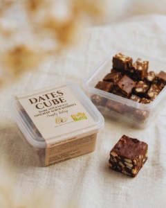 Chocolate Dates Almond Cube