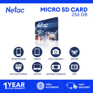 Netac Micro SD Card 256GB Ultra Micro SDXC TF Memory Card Extend Capacity Up to 100MB/s High Speed TF Card for Switch/Dash cam/Camera/Smartphone
