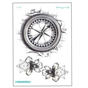 Tato Temporer Tattoo Tatto Temporary Tahan Air Sementara Anti Air Seri LC-302