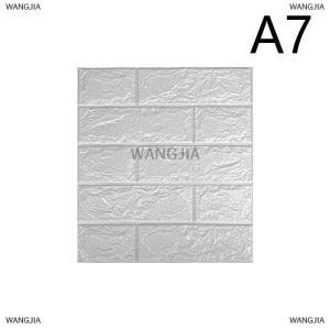 [COD] WANGJIA 35x38.5cm 3D Retro Self-adhesive Foam Brick Wall Stickers Waterproof Anti-collision Bedroom Decoration Renovated Wall Sticker