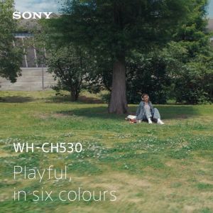 Sony Wireless On-Ear Headphones WH-CH530 for Music Calls Bluetooth 6.0 55H Battery