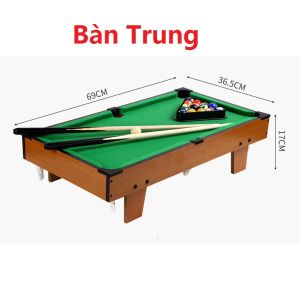Bàn Bi-da Lỗ đầy đủ banh bóng phụ kiện.