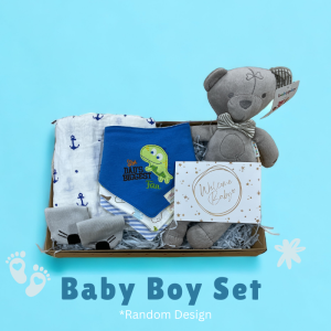 Welcome To The World Baby Giftbox Set (Random Design)