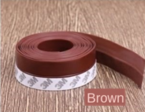 👍STARS. เทปประตูหน้าต่าง ความกว้าง 45 มม 1เมตร เทปซีล ซีลยาง ติดขอบช่องว่างประตู หน้าต่าง บานเลื่อน กันฝุ่น แมลง จิ้งจก สัตว์เลื้อยคลาน