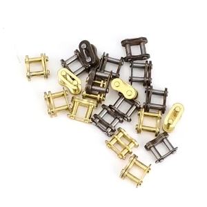 sapid 10pcs/lot 25H Chain Master Link For 47cc 49cc 2 Stroke Engine ATV Quad Go Kart Dirt PocketMotor Bike Motorcycle 4Y2Z8
