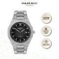 PhiLipe Ricci Sendai Jam Tangan Pria Rantai Hitam Ori Water Resist 3 ATM Keren Terbaru 6284 Free Box. 