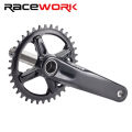 RACEWORK XTR Crankset 1x/2x 170mm Crank 104BCD Chainring 34/36/38T Hollowtech Crankset With BB. 