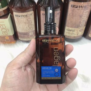 TINH DẦU DƯỠNG BÓNG MỀM MƯỢT TÓC HANEDA COLLAGEN ARGAN OIL 60ML