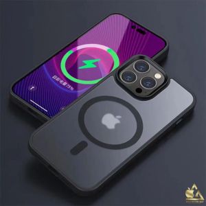Premium Black Doff MagSafe ORI 100% Ultra Hybrid iPhone 15 14 13 12 11 Pro Max Plus XR BlackDoff Hitam Series Softcase Soft Case Matte Lensa Camera Protector Dove Cover Silikon Silicone Pelindung Kamera