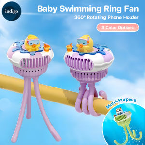 Portable Baby Stroller Fan Mini Kipas Mute USB Rechargeable 3Speeds Octopus Electric Fan bayi Kereta
