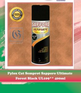 Pylox Cat Semprot Sapporo Ultimate Forest Black UL109** 400ml
