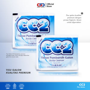 Tisu Galon Merek CC2 Cool Clean 100 pcs Pembersih Galon Air Isi Ulang