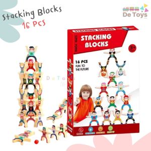 ของเล่นตัวต่อ Stacking Blocks DIY ของเล่นเสริมสร้างพัฒนาการ