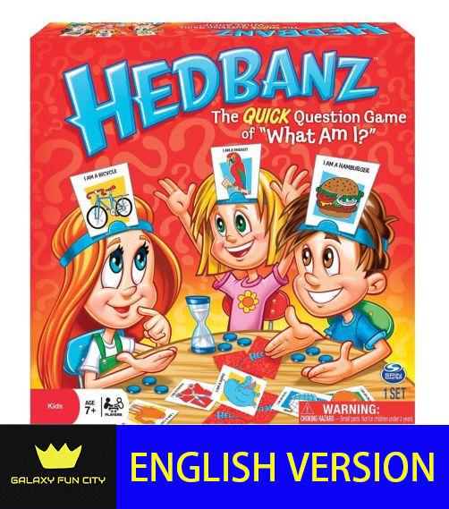 Hedbanz Game English Version/ Fun Game/ Family Game/ Party Game/ Card