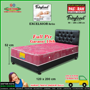 Springbed Set LENGKAP Kasur Divan dan Sandaran Harga Murah Full Per Garansi 10th Kualitas Terjamin