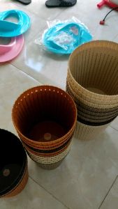 Sọt rác nhựa giả mây nhập khẩu đài Loan