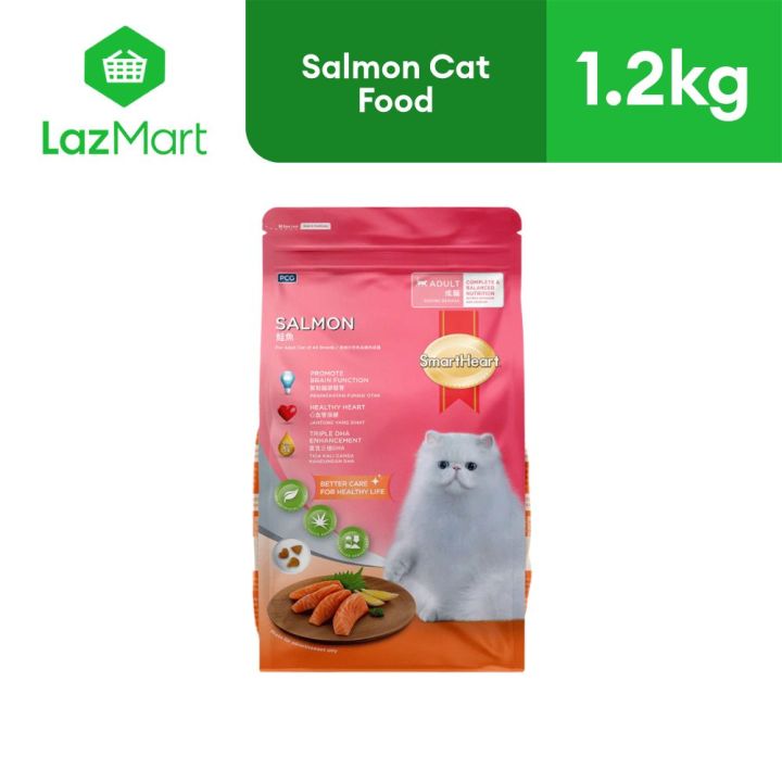 SmartHeart Adult Cat Dry Food Salmon Flavor Grain Free Cat