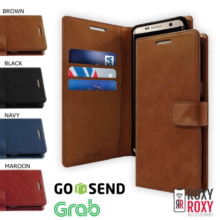 FS Bluemoon Flip Case Sarung Kulit Leather Samsung A14 5G Samsung