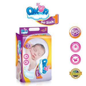 Miếng Lót Sơ Sinh 1 OKUN siêu mềm siêu thấm. Miếng lót Newborn 1 chính hãng OKUN. Tấm lót sơ sinh. Miếng lót OKUN newborn. Tã giấy sơ sinh miếng lót sơ sinh dán. Miếng lót NB1 bỉm dán sơ sinh