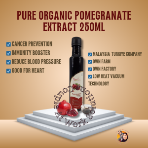 DR SWEET PURE ORGANIC POMEGRANATE EXTRACT / EKSTRAK BUAH DELIMA / PATI DELIMA 250ML