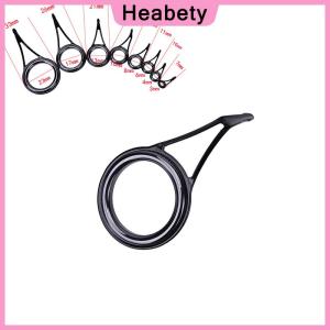 Heabety  8pcs 8 Size Fishing Rod Guide Tip Top Ring Circle Pole Repair KitFishing