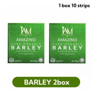 IAM Amazing Barley Pure Organic Barley Grass Powder Drinks Original