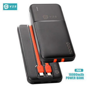 V2S PB10B 10000mah Dual Input Output Slim Fast Charger Portable Power bank