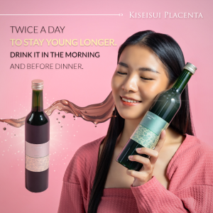 [JAPAN Best Seller] Kiseisui Anti Aging Ladies/Men Natural Placenta Drink Supplements - Moisturizing Skin Boost Immunity