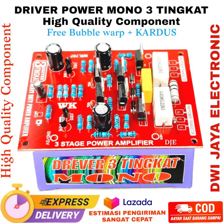 Kit Driver Amplifier 3 Tingkat 1000 watt Sj Kit | Lazada Indonesia