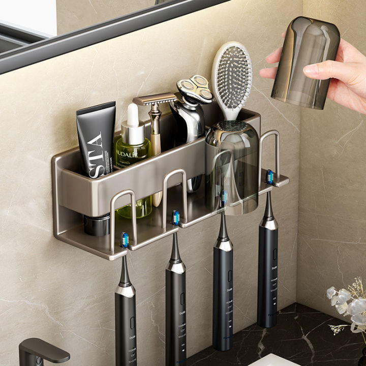 Aluminium%20Toothbrush%20Holder%20Wall%20Toothpaste%20Holder%20Toothbrush%20Organizer%20Brush%20Teeth%20Holder%20Bathroom%20Accessories%20%E7%89%99%E5%88%B7%E6%9E%B6%E6%B5%B4%E5%AE%A4%E6%94%B6%E7%BA%B3%E6%9E%B6%20-%20Image%202