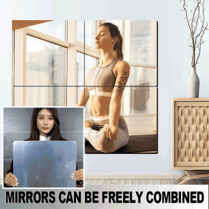 High definition acrylic mirror wall sticker soft lens Soft Mirror non perforated fitting mirror