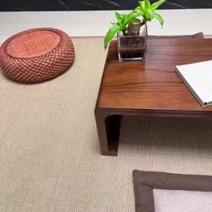 [Cozy ]Tatami Tea Table Bay Window Coffee Table Solid Wood Side Table Balcony Low Table Minimalist Square Coffee Table