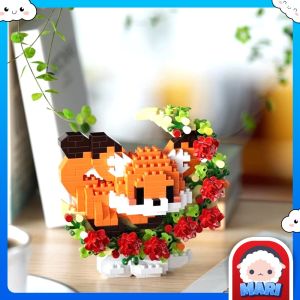 Cute Moon Building Block Brick Series Gift Set Decoration Present Toy