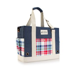 EDENPETZ Pet Carrier Comfort Breathable Handbag Plaid Max Load 7KG Waterproof Lining Travel Shoulder Bag For Cats Dogs