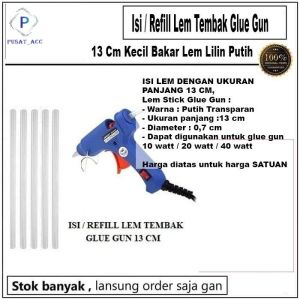 LM13- Isi Refill Lem Tembak Glue Gun 13 Cm Kecil-Lilin Glue Gun Satuan