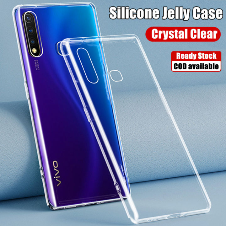 Transparent Vivo Y19 Back Pouch For Vivo Y19 1915 Slim Crystal