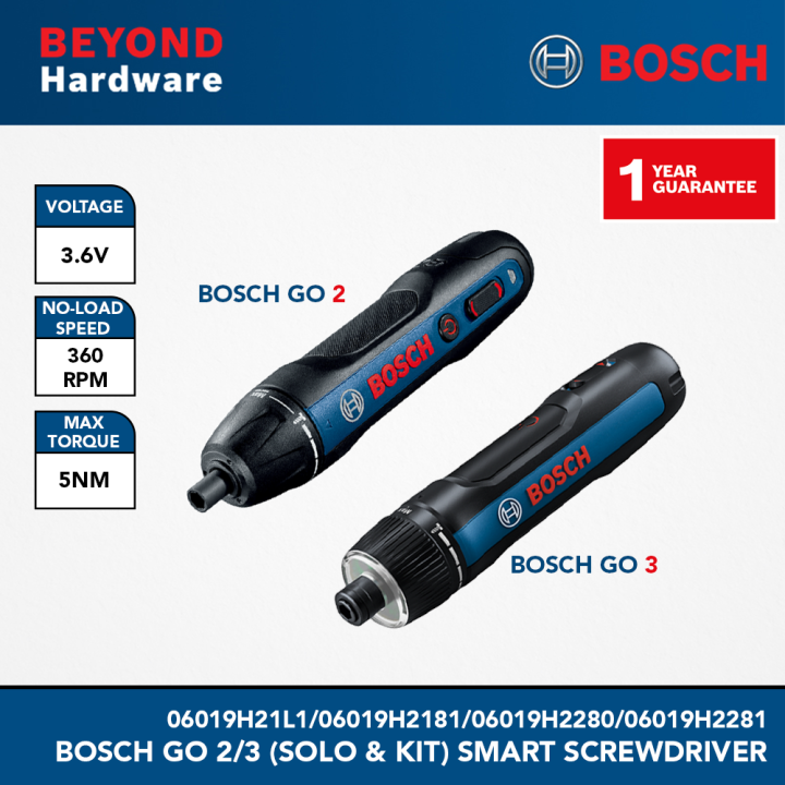 Bosch go 2 kit deals smart screwdriver