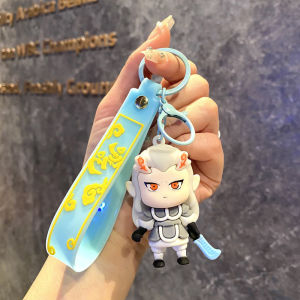 BFF 24SS Cartoon Nezha2 Ao Bing Anime Doll PVC Keychain Backpack Pendant Decoration Friend Gift
