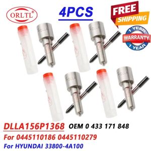 4PCS New Nozzle DLLA156P1368 Diesel Sprayer DLLA 156 P 1368 Common Rail Nozzle DLLA 156P1368 For HYUNDAI Starex 33800-4A100