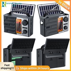 Multi-Function Solar Radio with LED Flashlight and Bluetooth Speaker for Outdoor Events and Travel