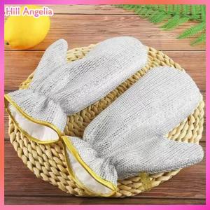 [Hill Angelia] Housework Cleaning Gloves Steel Wire Ball Dishwashing Gloves Waterproof Brush Oil Bowl Artifact Household Cleaning Glove