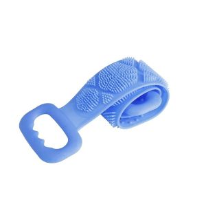 Lebi Silicone đồ chà phòng tắm hai mặt làm sạch cơ thể công cụ cho vòi hoa sen